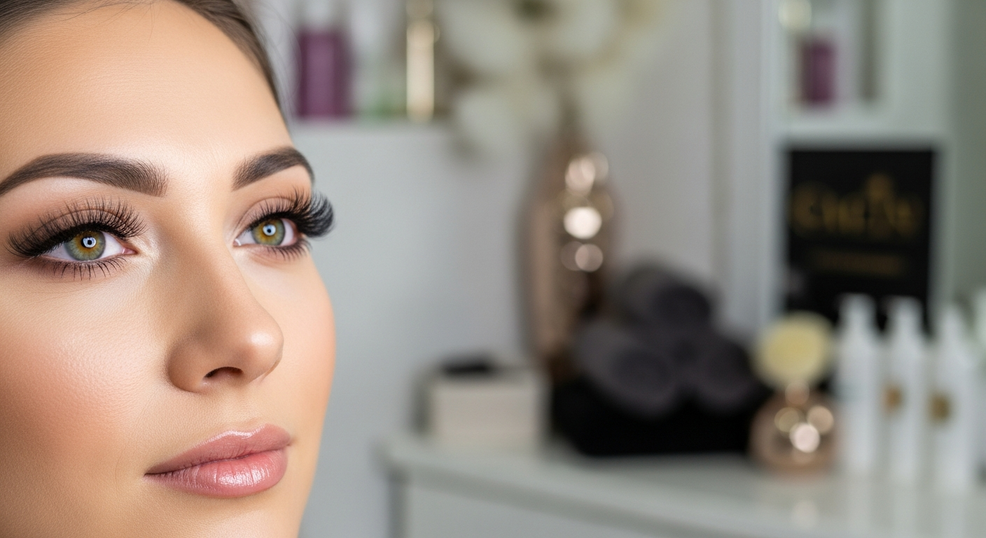 Gros plan sur une manucure française impeccable et élégante avec des doigts fins