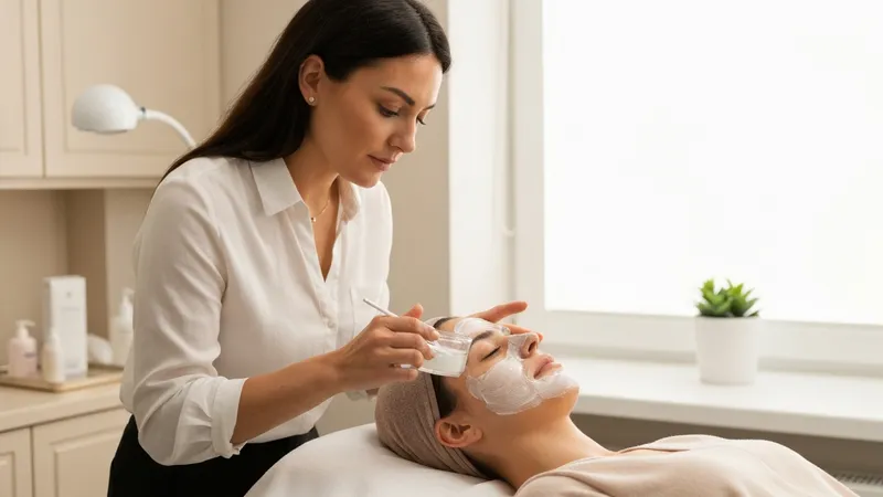 Technique de nettoyage de peau en profondeur